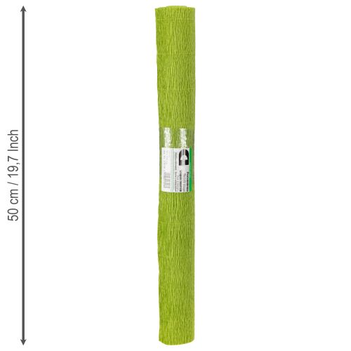 Article Papier crépon fleuriste vert herbe 50×250cm 5pcs