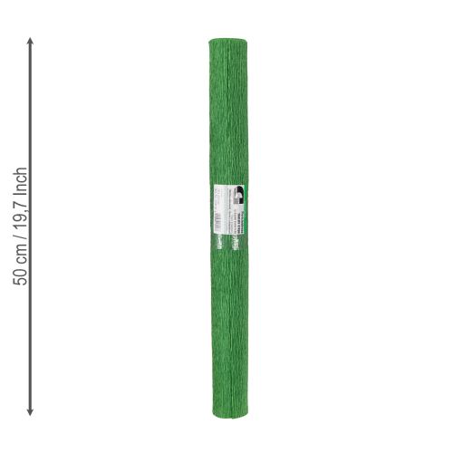 Article Papier crépon fleuriste vert 50x250cm