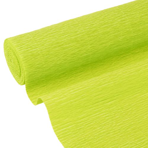 Papier crêpe fleuriste vert de mai 50x250cm