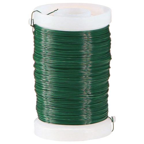 Article Fil de fleuriste fil décoratif fil de myrte vert 0,30mm 100g 3 pcs