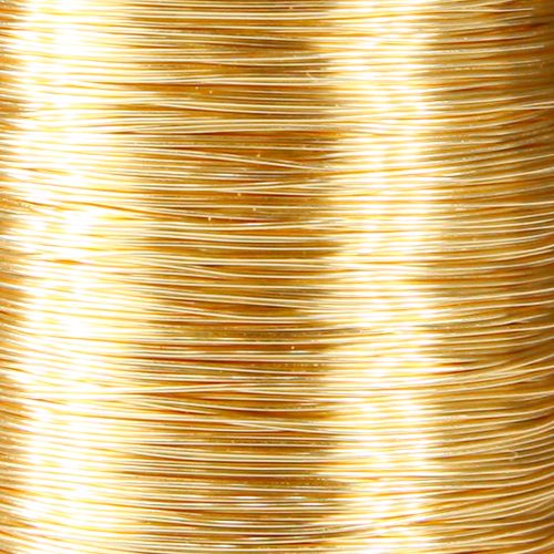 Article Fil de fleuriste fil de myrte fil décoratif or 0,30mm 100g 3 pièces