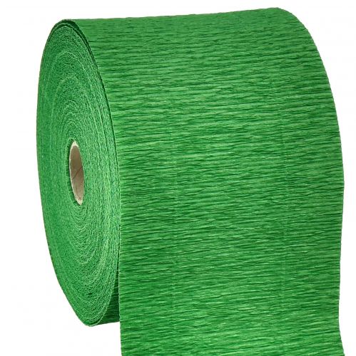 Article Crêpe Fleur vert L10cm grammage 128g/m² L250cm 2 pièces