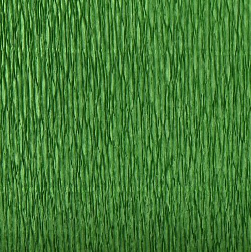 Article Crêpe Fleur vert L10cm grammage 128g/m² L250cm 2 pièces
