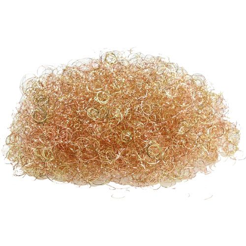 Article Guirlande de cheveux en forme de fleur, dorée, cuivrée, 200 g