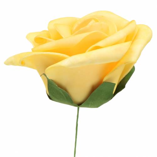 Article Mousse rose jaune Ø15cm 4pcs