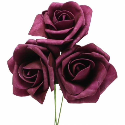 Article Mousse rose Ø10cm Mauve 8pcs