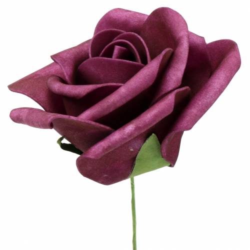 Article Mousse rose Ø10cm Mauve 8pcs