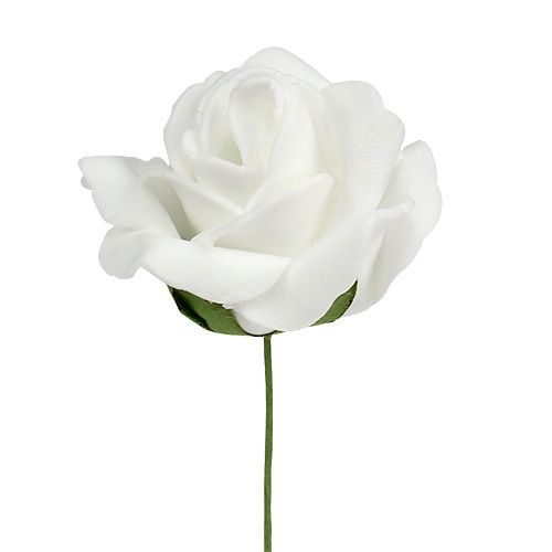 Mousse Rose Ø4.5cm blanc 36pcs