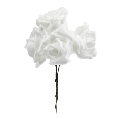 Floristik24 Roses en foam Ø 3,5 cm 20 ex.