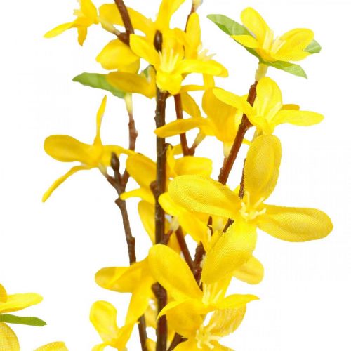 Article Forsythia artificiel, branches d&#39;or artificielles, décoration de printemps L82cm