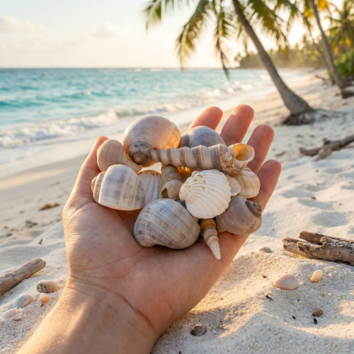 Article Coquillages Déco marine naturelle pour intérieurs élégants Déco d'été 500 g