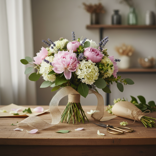 Article Ruban de jute naturel, 5 cm de large, 40 m de long