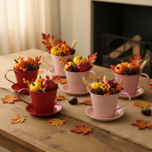 Article Pot de plantation avec soucoupe pour jardins créatifs, 11 cm, lot de 6