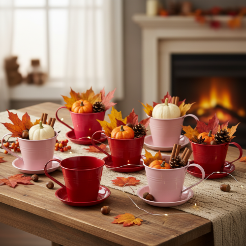 Article Pot de plantation avec soucoupe pour jardins créatifs, 11 cm, lot de 6