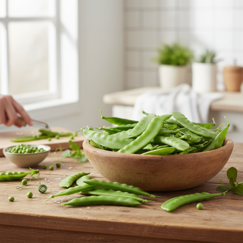 Article Pois Verts Aliments Artificiels Légumes 11,5cm 24 pcs