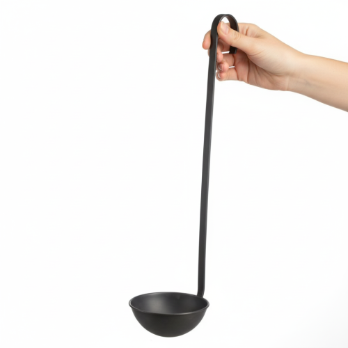 Article Pot de plantation, truelle décorative, anthracite, Ø 12,5 cm, lot de 3