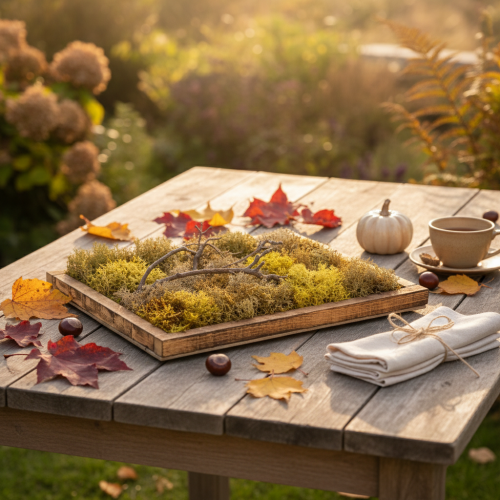 Article Tableau de mousse, véritable tableau de mousse avec cadre, conservé, 40×30cm