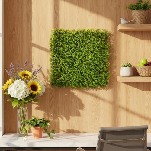 Plante Artificielle Buisson Carré 55x55 cm pour Décoration Murale | Floristik24.fr