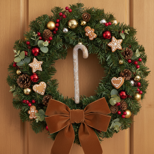 Ornement en verre en forme de canne à sucre, décoration de sapin de Noël nostalgique, 22 cm | Floristik24.fr
