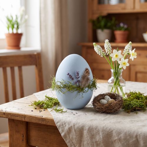Œufs en polystyrène 12 cm blancs – Lot de 5 | Floristik24.fr