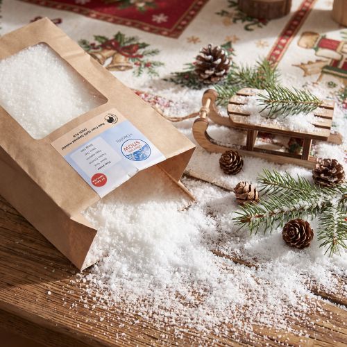 Article Dekoschnee blanc écologique en matière biosourcée 20g