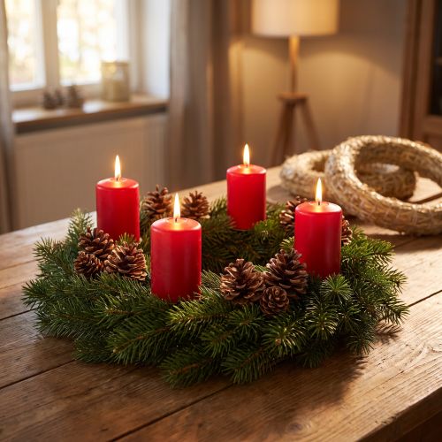 Couronne en paille naturelle Ø30 cm - Lot de 10 supports décoratifs pour créations et décoration saisonnière | Floristik24.fr