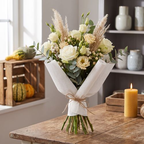 Rouleau de papier crépon blanc 50 x 250 cm pour décoration et loisirs créatifs | Floristik24.fr
