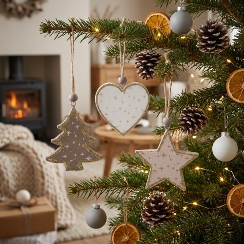 Lot de 6 décorations de Noël