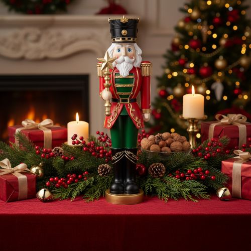 Article Nussknacker Figur 59 cm en Polyresin pour Décoration de Noël