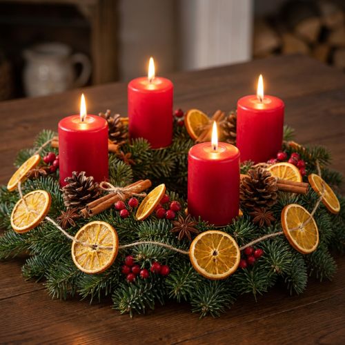Article Oranges séchées naturelles 500 g pour décoration