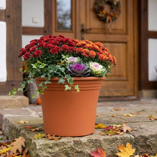 Pot de fleurs en plastique terracotta Ø43cm H35cm | Floristik24.fr