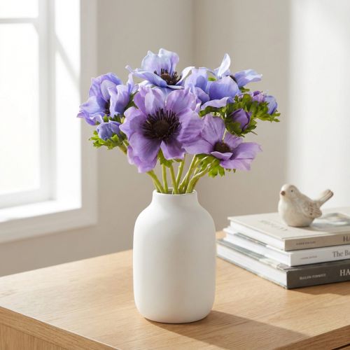 Kunstblumenstrauß Anémones