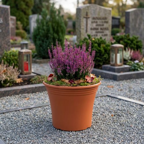Pot en plastique terracotta Ø15cm H13cm pour plantes | Floristik24.fr