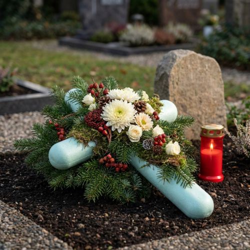 Croix en Styropor Mint Vert 50 cm x 34 cm - Lot de 2 | Floristik24.fr