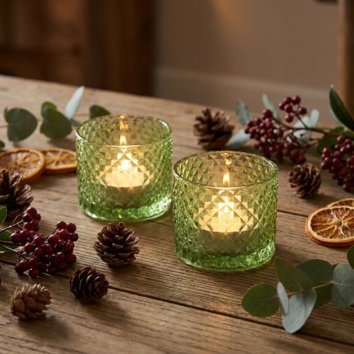 Lot de 2 coupelles en verre