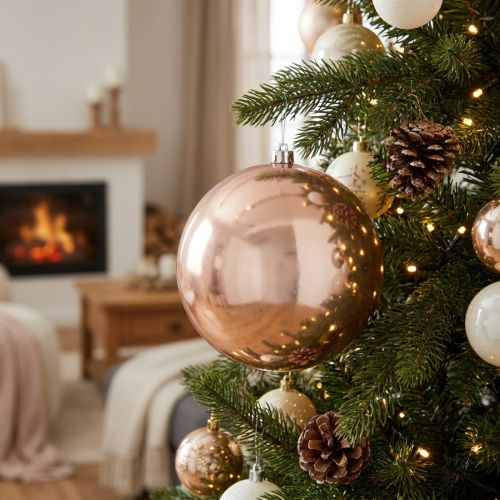 Boule de Noël en plastique
