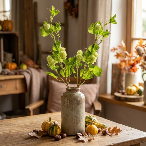 Branche de houblon artificielle verte 70 cm - Lot de 2 | Floristik24.fr