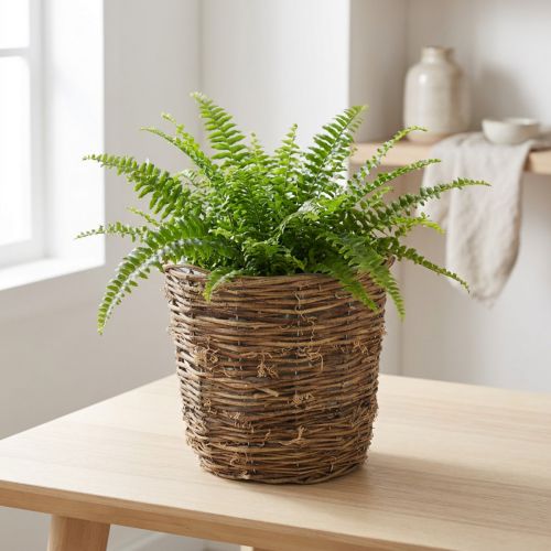 Panier décoratif en forme de vigne, idéal pour les pots de fleurs et la décoration de table. | Floristik24.fr