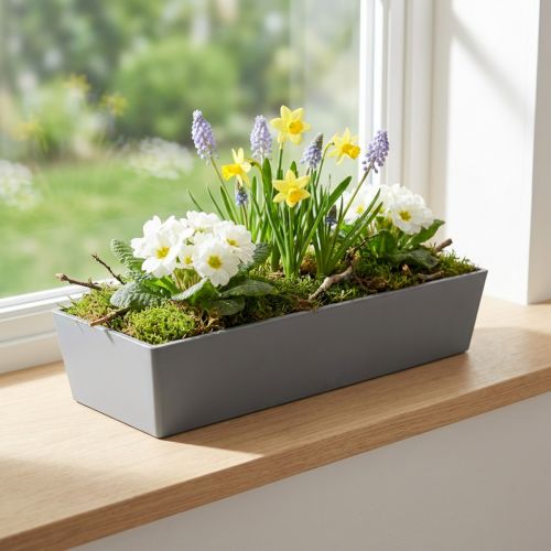 Jardinière rectangle en