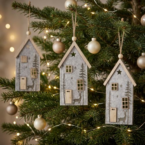 Décoration de Noël en feutre