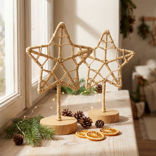 Étoiles décoratives en métal
