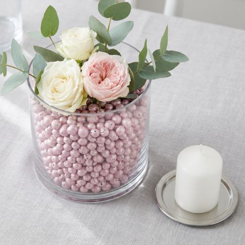 Article Granulés décoratifs en argile rose 4 à 8 mm - 1L
