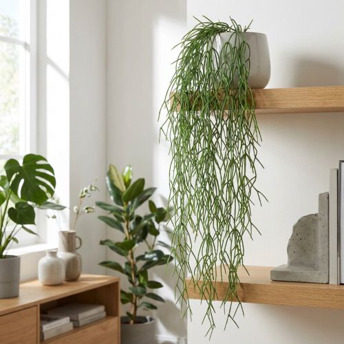 Suspension de plante artificielle Rhipsalis vert 120 cm | Floristik24.fr