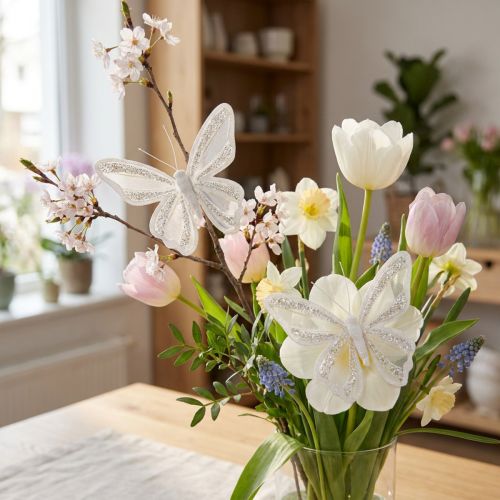 Décoration Papillon Blanc en