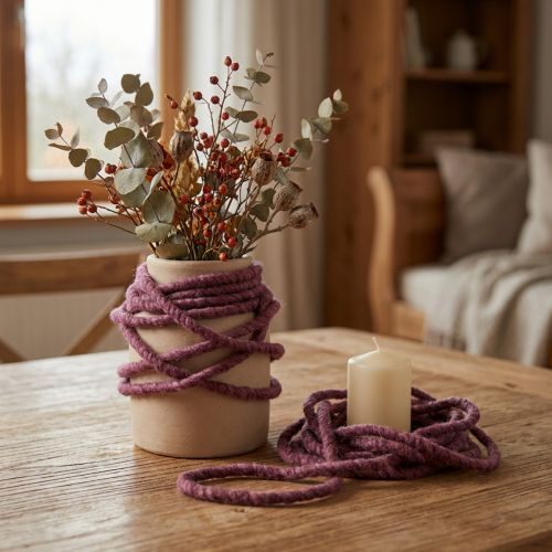 Article Set de Cordon en Feutre de Laine Berry – 2 Fils Décoratifs