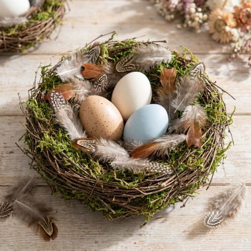 Article Plumes naturelles décoratives 5 cm, tons bruns, sachet de 3 g