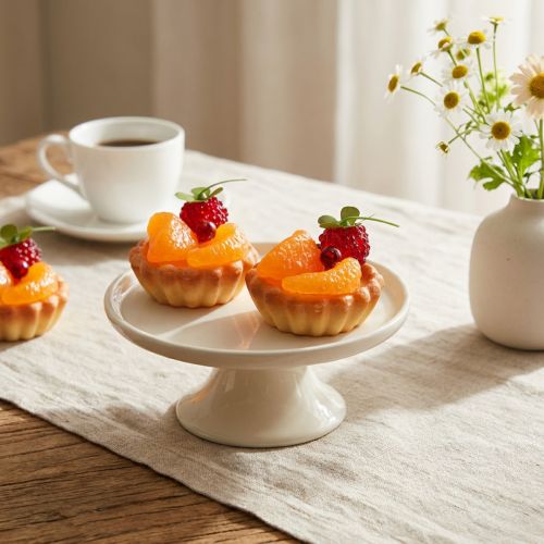 Article Lot de 4 mini-tartelettes décoratives avec fruits en plastique – 6 cm
