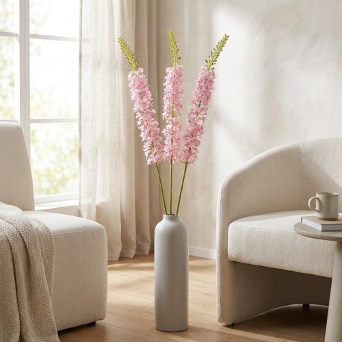Épi artificiel Steppenkerze rose 106 cm | Floristik24.fr