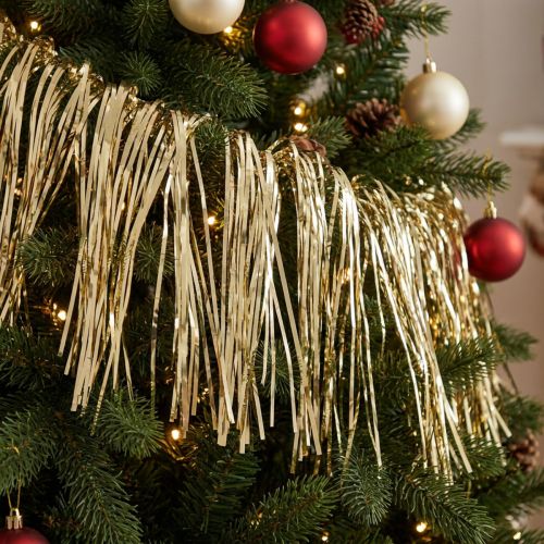 Rideau de Lamelles Doré 90 × 200 cm pour Décorations Festives | Floristik24.fr