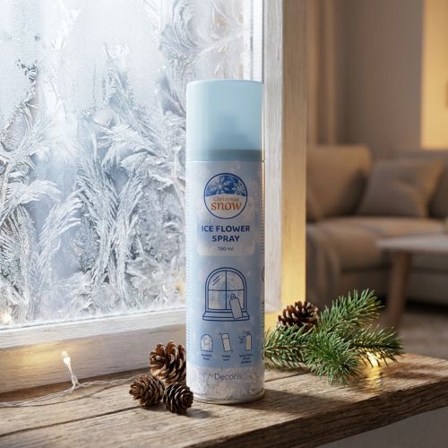 Spray décoratif effet givre 150 ml pour fenêtres et surfaces vitrées | Floristik24.fr